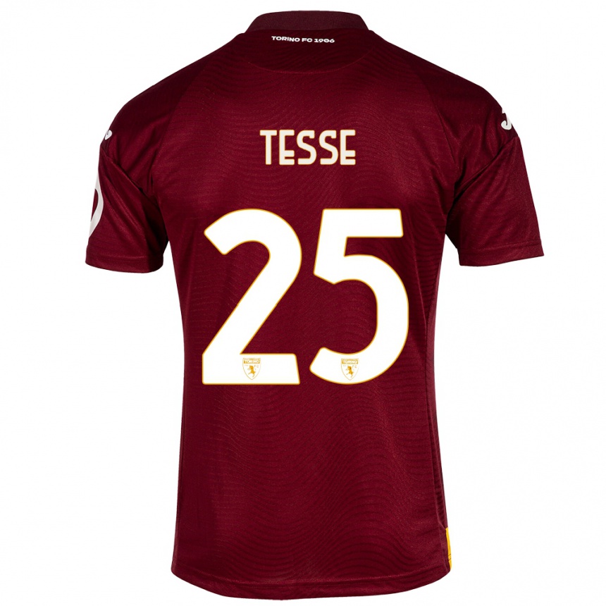 Mujer Fútbol Camiseta Manuela Tesse #25 Rojo Oscuro 1ª Equipación 2023/24 México