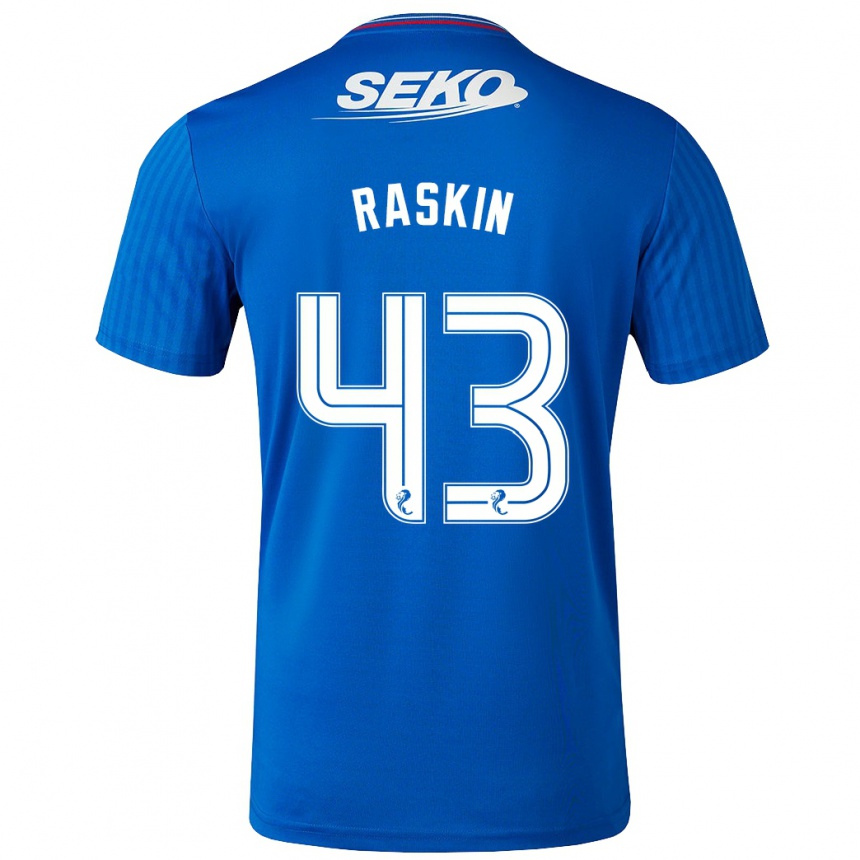 Mujer Fútbol Camiseta Nicolas Raskin #43 Azul 1ª Equipación 2023/24 México