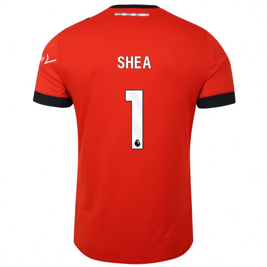 Mujer Fútbol Camiseta James Shea #1 Rojo 1ª Equipación 2023/24 México