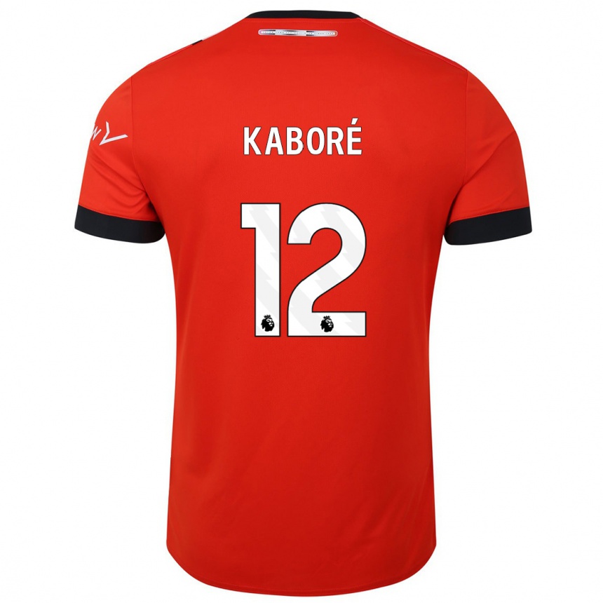 Mujer Fútbol Camiseta Issa Kabore #12 Rojo 1ª Equipación 2023/24 México