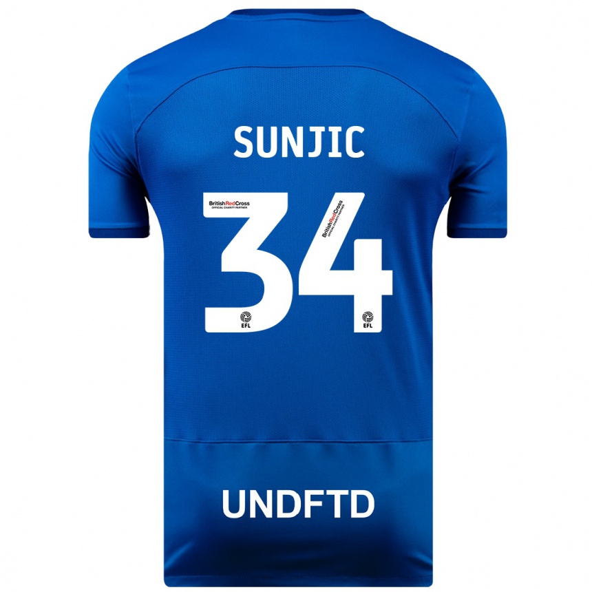 Mujer Fútbol Camiseta Ivan Sunjic #34 Azul 1ª Equipación 2023/24 México