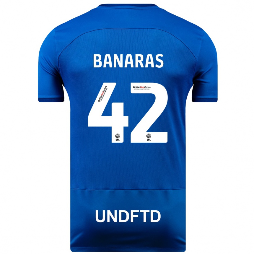 Mujer Fútbol Camiseta Layla Banaras #42 Azul 1ª Equipación 2023/24 México