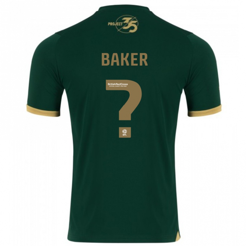 Mujer Fútbol Camiseta Zak Baker #0 Verde 1ª Equipación 2023/24 México