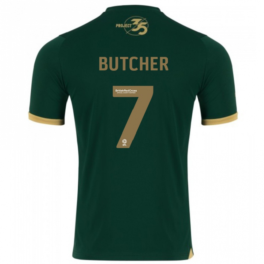 Mujer Fútbol Camiseta Matt Butcher #7 Verde 1ª Equipación 2023/24 México