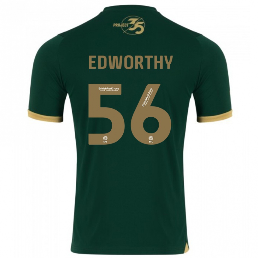 Mujer Fútbol Camiseta Kieran Edworthy #56 Verde 1ª Equipación 2023/24 México