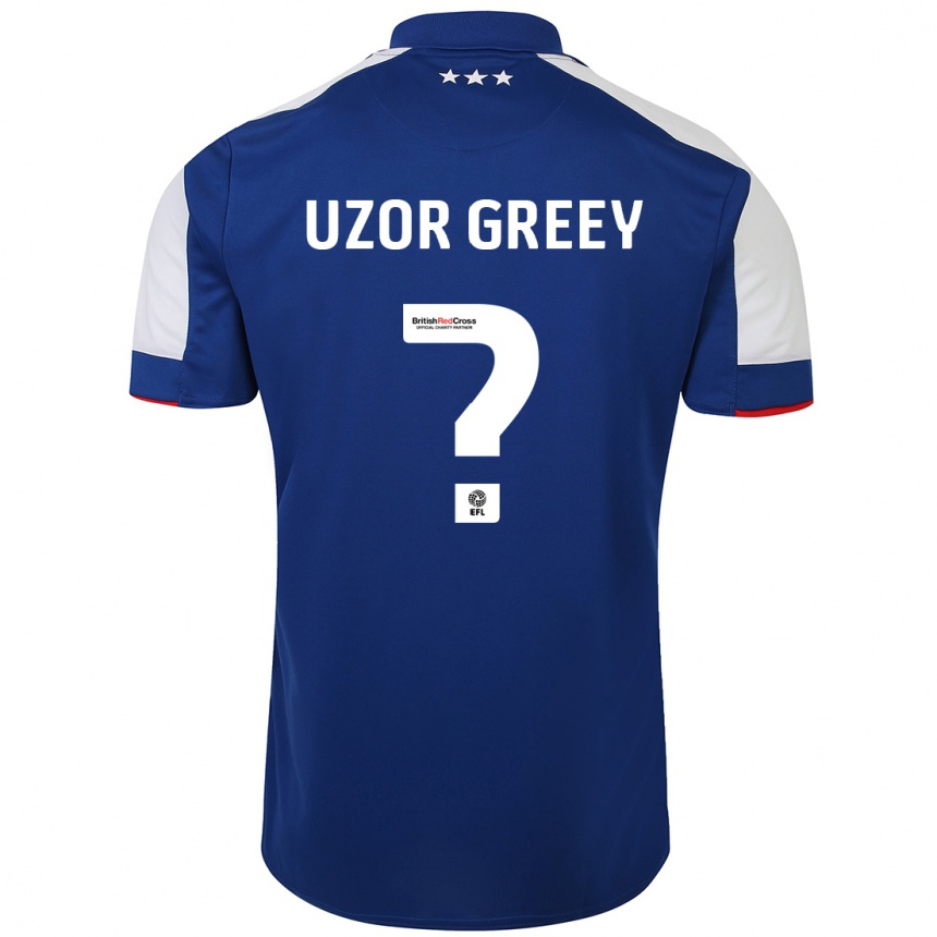 Mujer Fútbol Camiseta Chuks Uzor-Greey #0 Azul 1ª Equipación 2023/24 México