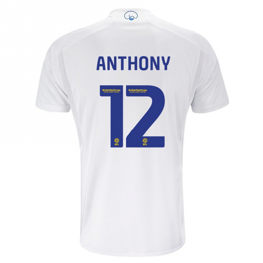 Mujer Fútbol Camiseta Jaidon Anthony #12 Blanco 1ª Equipación 2023/24 México