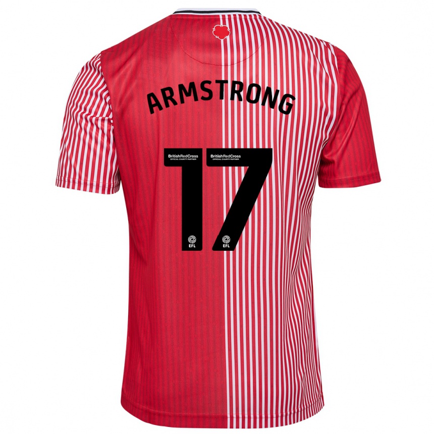 Mujer Fútbol Camiseta Stuart Armstrong #17 Rojo 1ª Equipación 2023/24 México