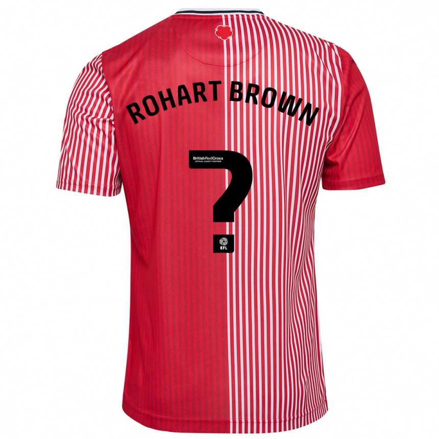 Mujer Fútbol Camiseta Thierry Rohart-Brown #0 Rojo 1ª Equipación 2023/24 México