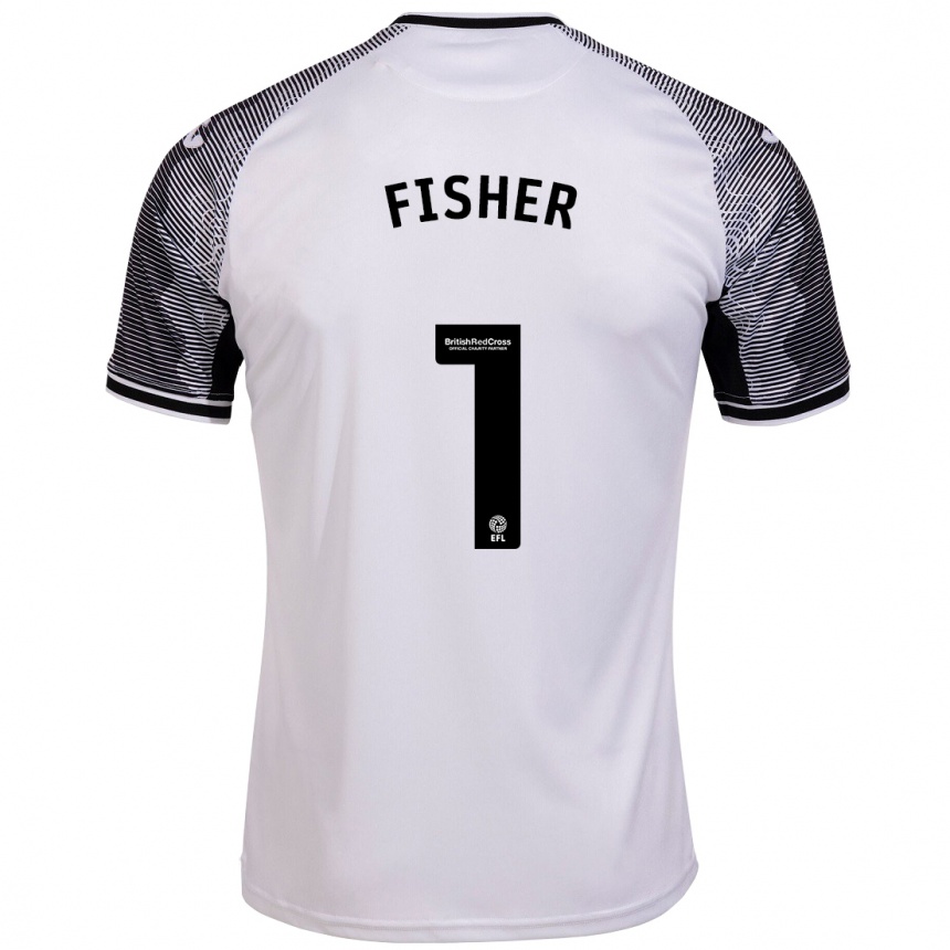 Mujer Fútbol Camiseta Andy Fisher #1 Blanco 1ª Equipación 2023/24 México