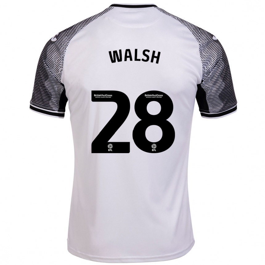 Mujer Fútbol Camiseta Liam Walsh #28 Blanco 1ª Equipación 2023/24 México