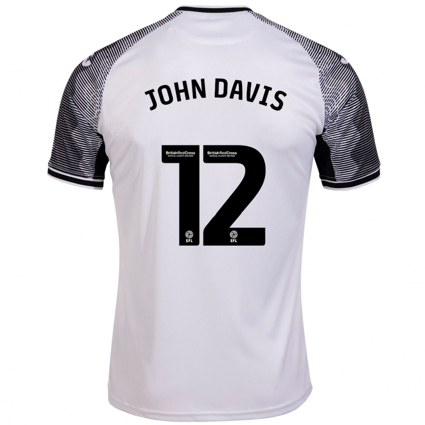 Mujer Fútbol Camiseta Stacey John-Davis #12 Blanco 1ª Equipación 2023/24 México