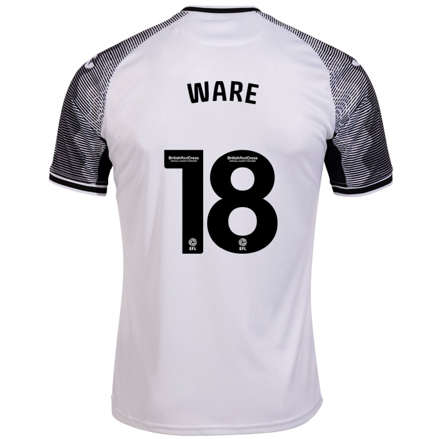 Mujer Fútbol Camiseta Phoebe Ware #18 Blanco 1ª Equipación 2023/24 México