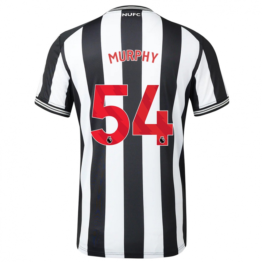 Mujer Fútbol Camiseta Alex Murphy #54 Blanco Negro 1ª Equipación 2023/24 México
