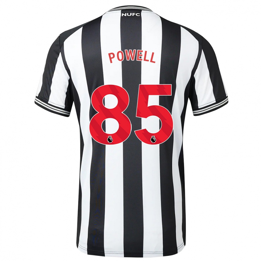 Mujer Fútbol Camiseta Rory Powell #85 Blanco Negro 1ª Equipación 2023/24 México