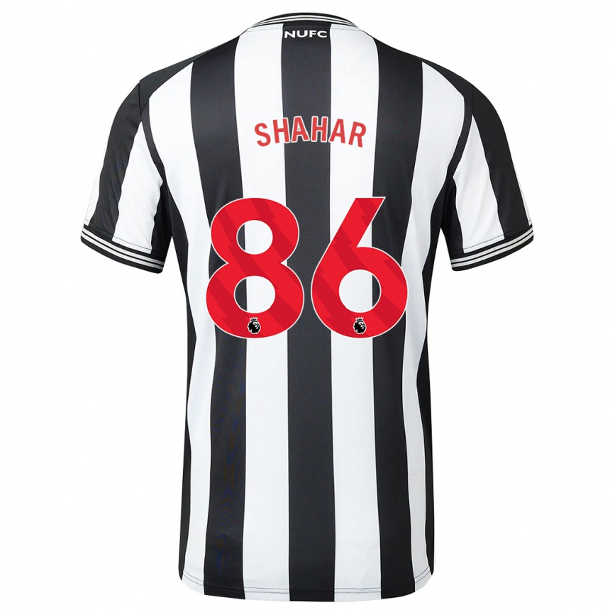 Mujer Fútbol Camiseta Leo Shahar #86 Blanco Negro 1ª Equipación 2023/24 México