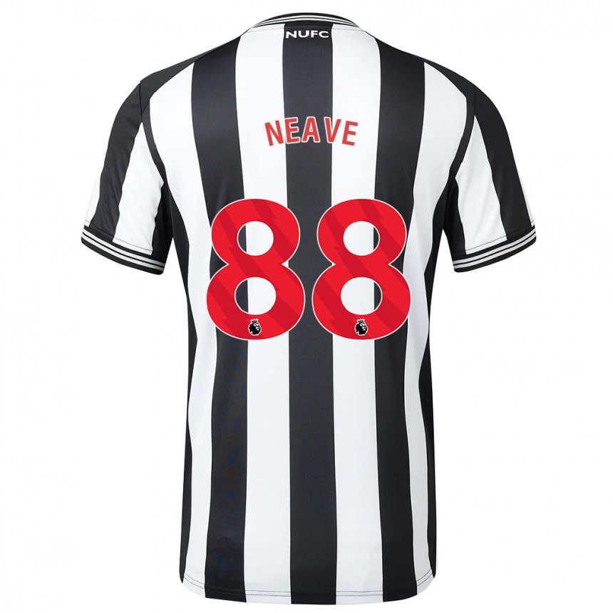 Mujer Fútbol Camiseta Sean Neave #88 Blanco Negro 1ª Equipación 2023/24 México