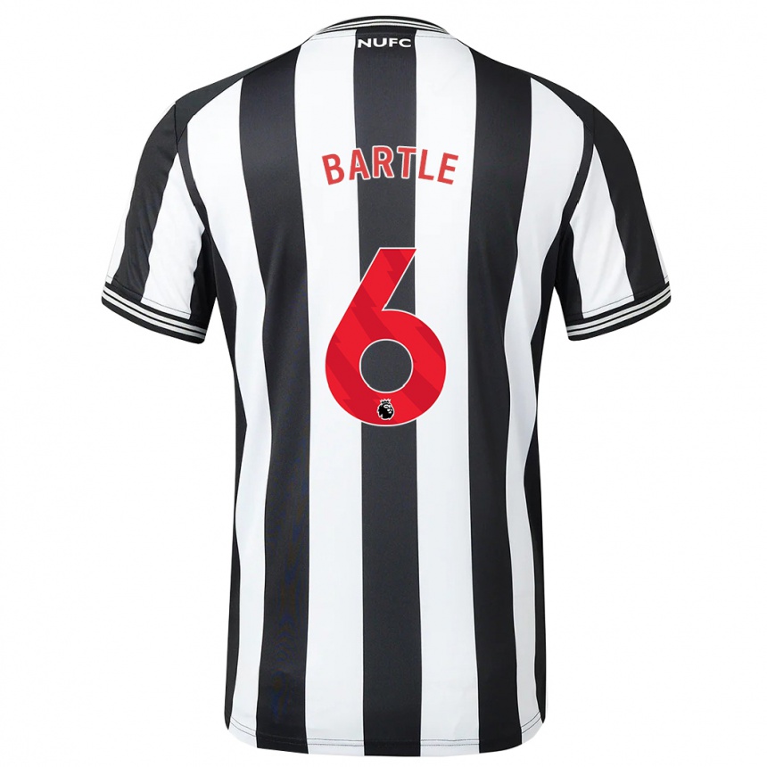 Mujer Fútbol Camiseta Jodie Bartle #6 Blanco Negro 1ª Equipación 2023/24 México