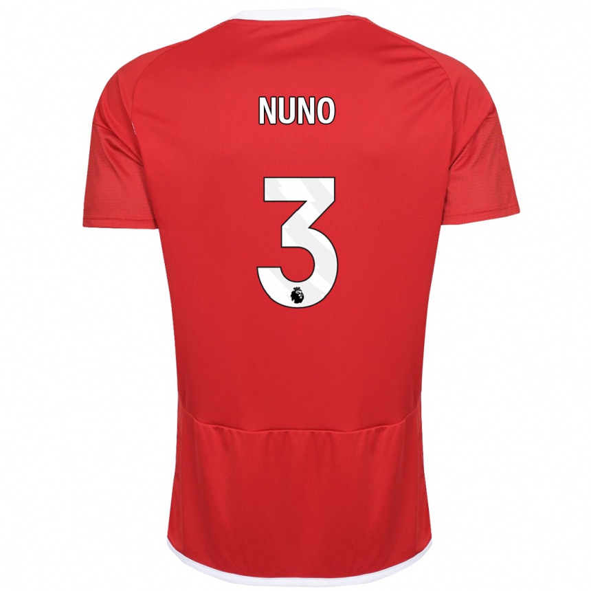Mujer Fútbol Camiseta Nuno Tavares #3 Rojo 1ª Equipación 2023/24 México