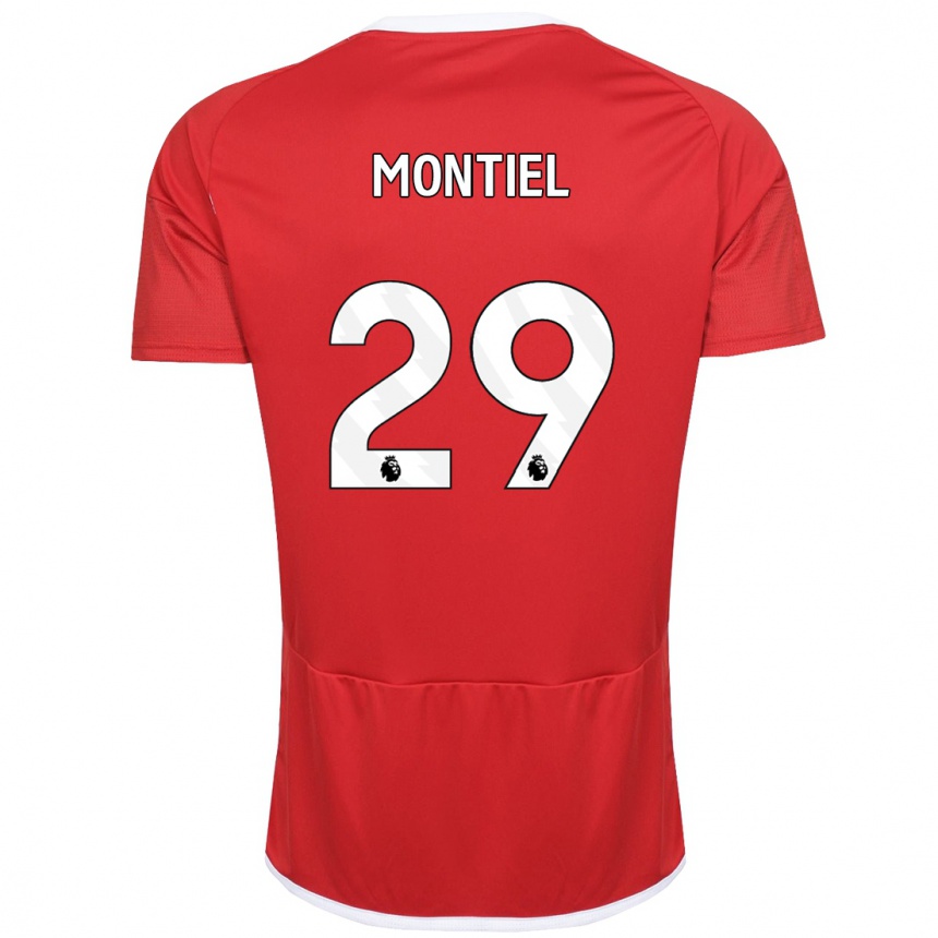 Mujer Fútbol Camiseta Gonzalo Montiel #29 Rojo 1ª Equipación 2023/24 México