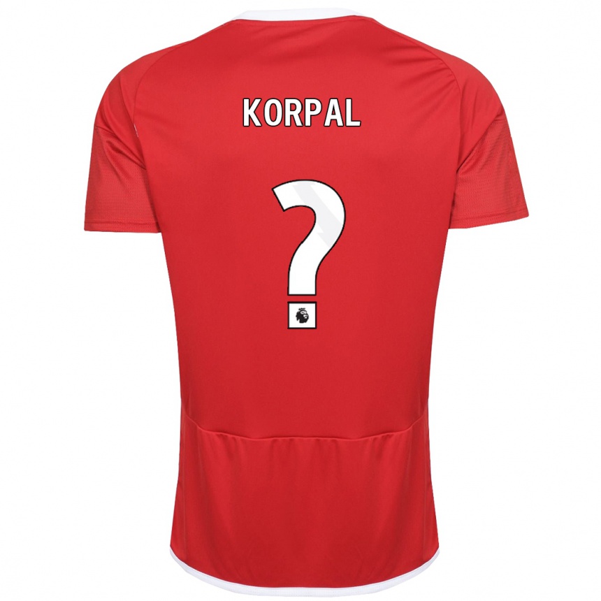 Mujer Fútbol Camiseta Aaron Korpal #0 Rojo 1ª Equipación 2023/24 México