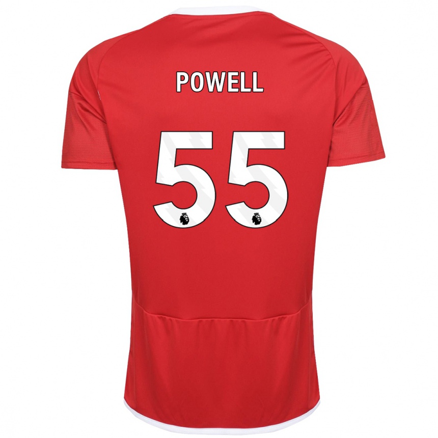 Mujer Fútbol Camiseta Josh Powell #55 Rojo 1ª Equipación 2023/24 México