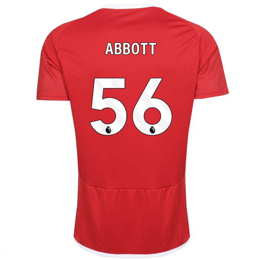 Mujer Fútbol Camiseta Zach Abbott #56 Rojo 1ª Equipación 2023/24 México