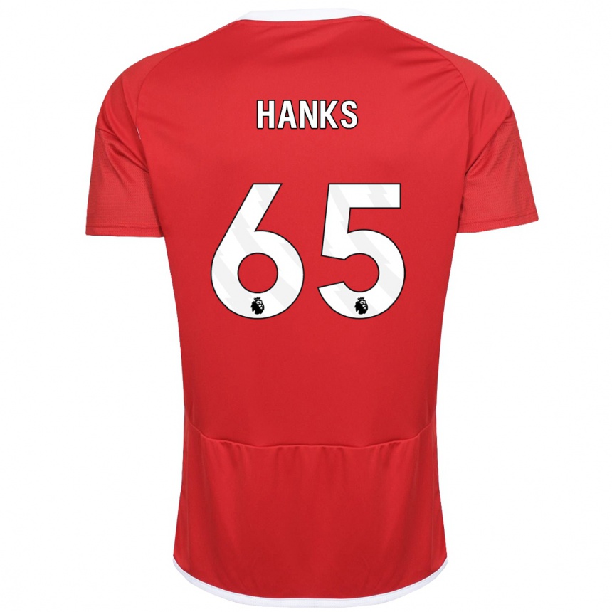 Mujer Fútbol Camiseta Justin Hanks #65 Rojo 1ª Equipación 2023/24 México