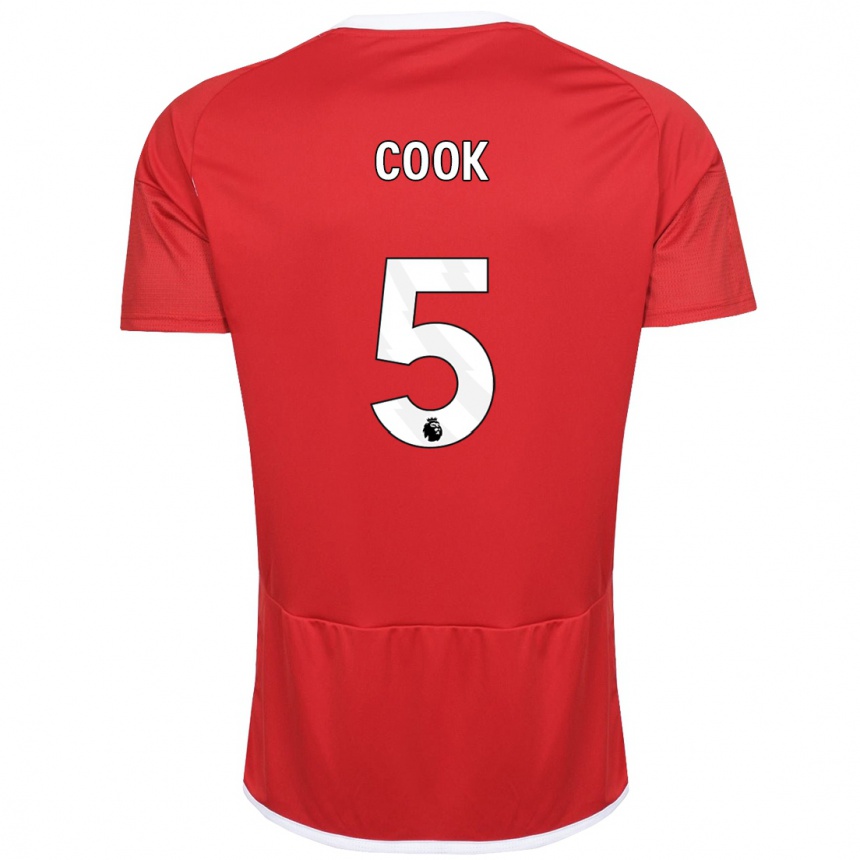 Mujer Fútbol Camiseta Olivia Cook #5 Rojo 1ª Equipación 2023/24 México