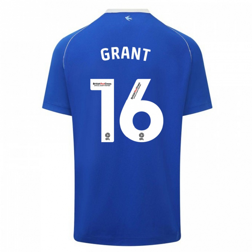 Mujer Fútbol Camiseta Karlan Grant #16 Azul 1ª Equipación 2023/24 México