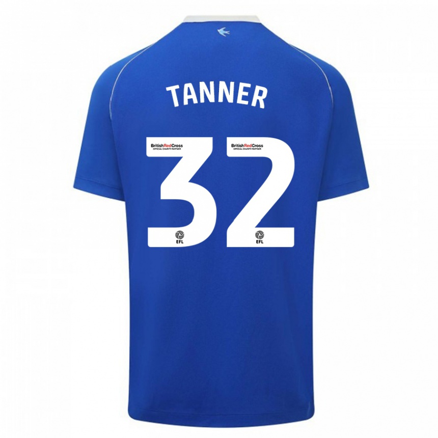 Mujer Fútbol Camiseta Ollie Tanner #32 Azul 1ª Equipación 2023/24 México