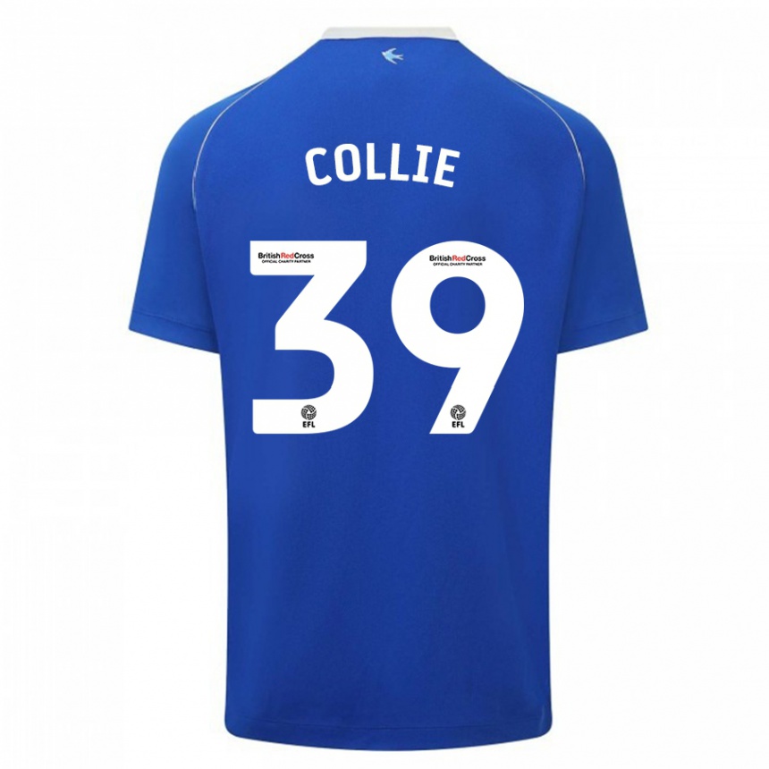 Mujer Fútbol Camiseta Eliza Collie #39 Azul 1ª Equipación 2023/24 México