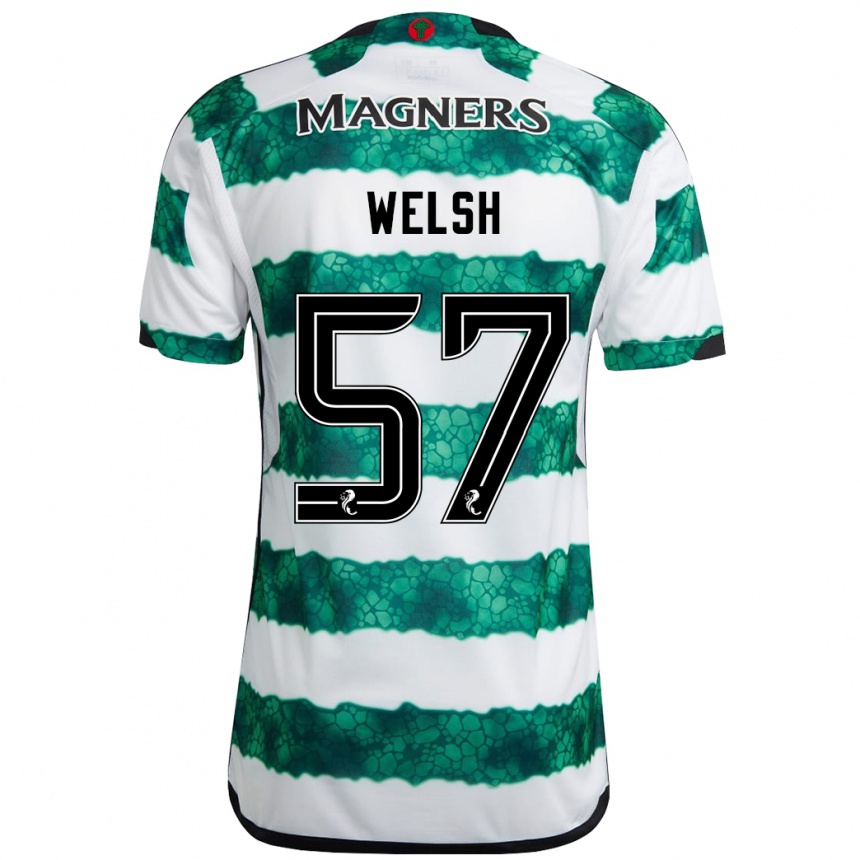 Mujer Fútbol Camiseta Stephen Welsh #57 Verde 1ª Equipación 2023/24 México