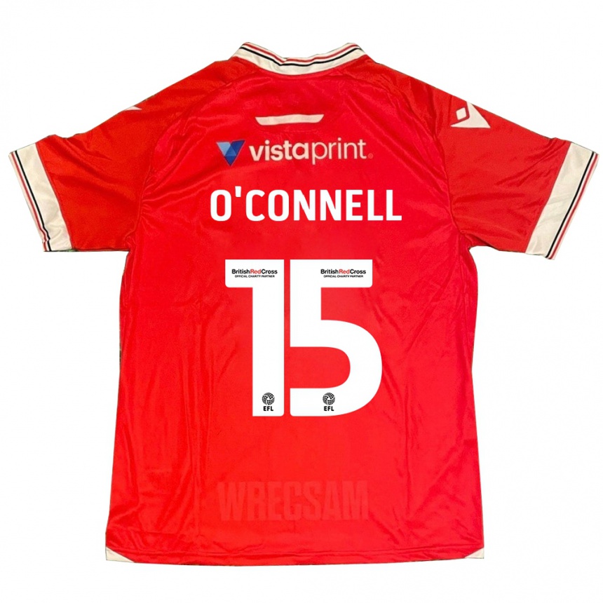 Mujer Fútbol Camiseta Eoghan O'connell #15 Rojo 1ª Equipación 2023/24 México