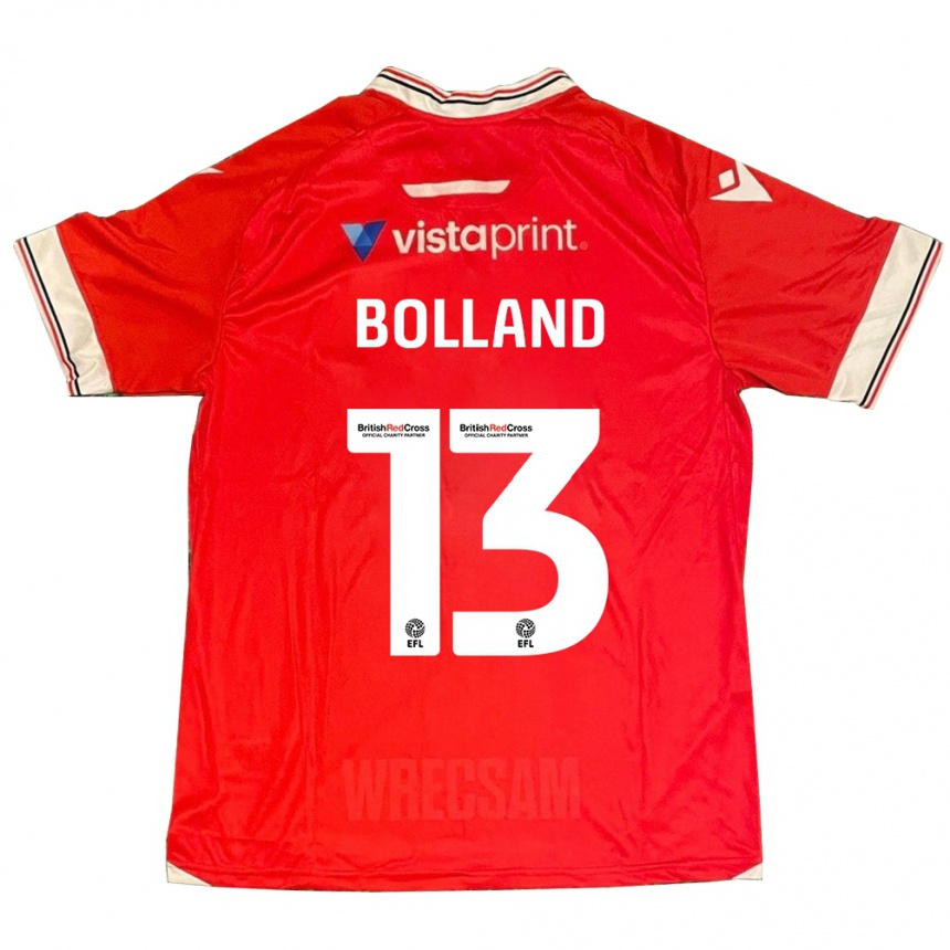 Mujer Fútbol Camiseta Charlotte Bolland #13 Rojo 1ª Equipación 2023/24 México