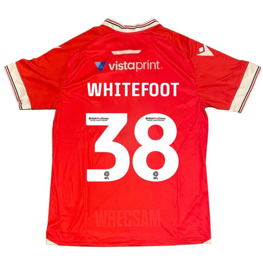 Mujer Fútbol Camiseta Lily Whitefoot #38 Rojo 1ª Equipación 2023/24 México