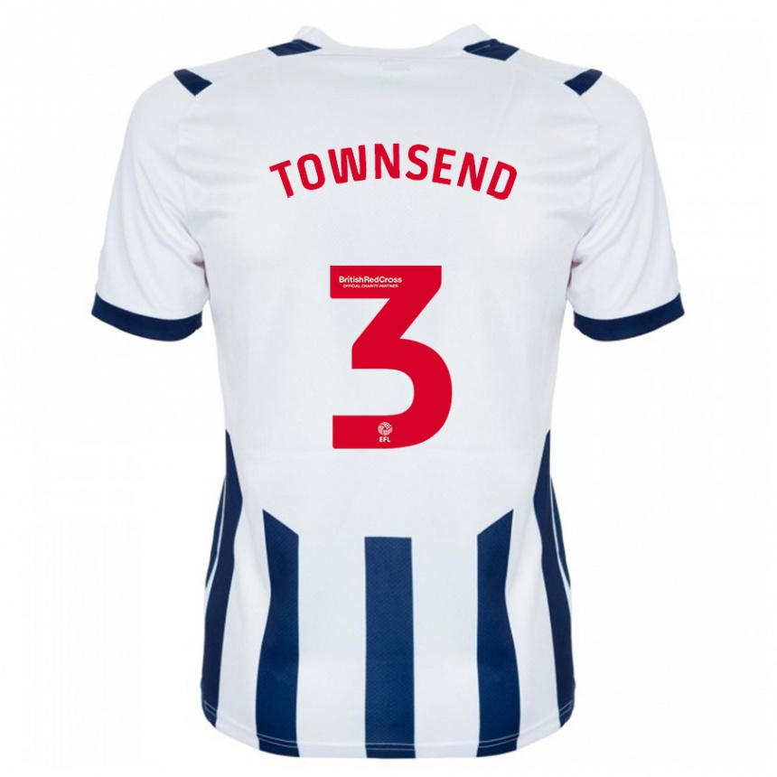 Mujer Fútbol Camiseta Conor Townsend #3 Blanco 1ª Equipación 2023/24 México