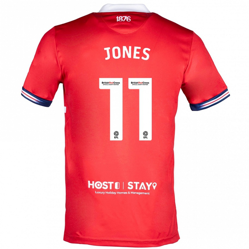 Mujer Fútbol Camiseta Isaiah Jones #11 Rojo 1ª Equipación 2023/24 México