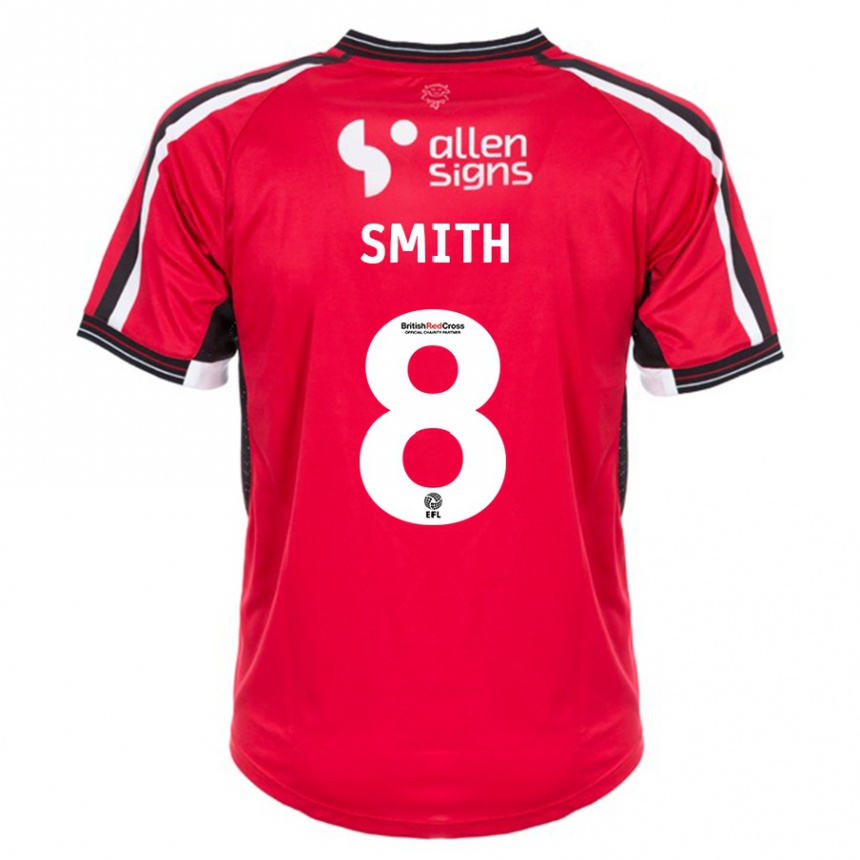 Mujer Fútbol Camiseta Alistair Smith #8 Rojo 1ª Equipación 2023/24 México