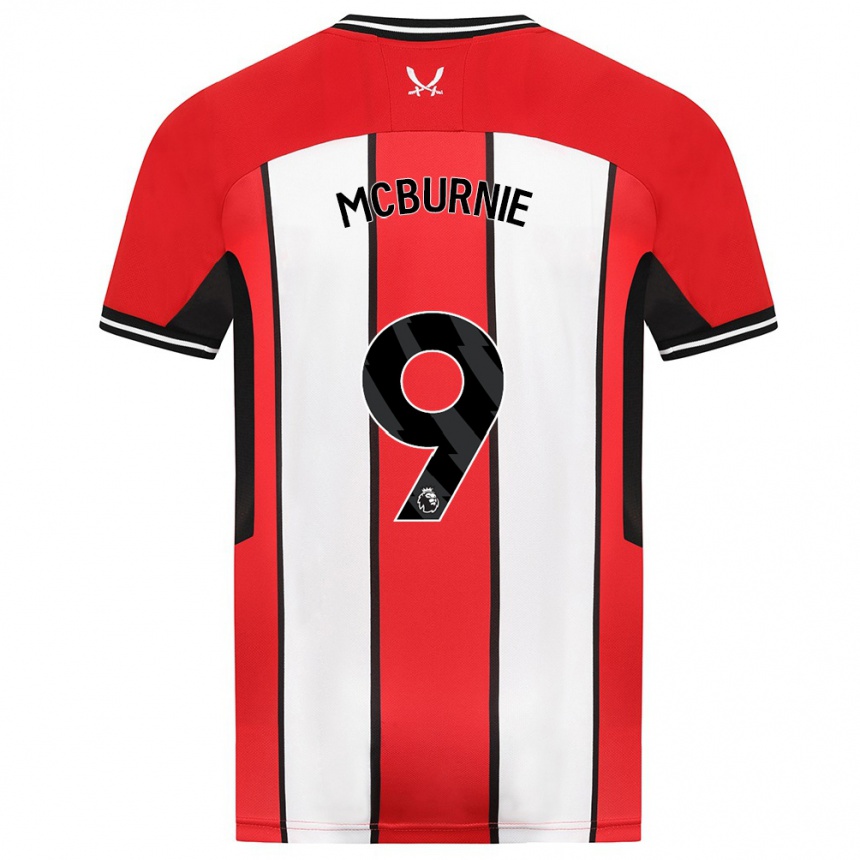 Mujer Fútbol Camiseta Oli Mcburnie #9 Rojo 1ª Equipación 2023/24 México