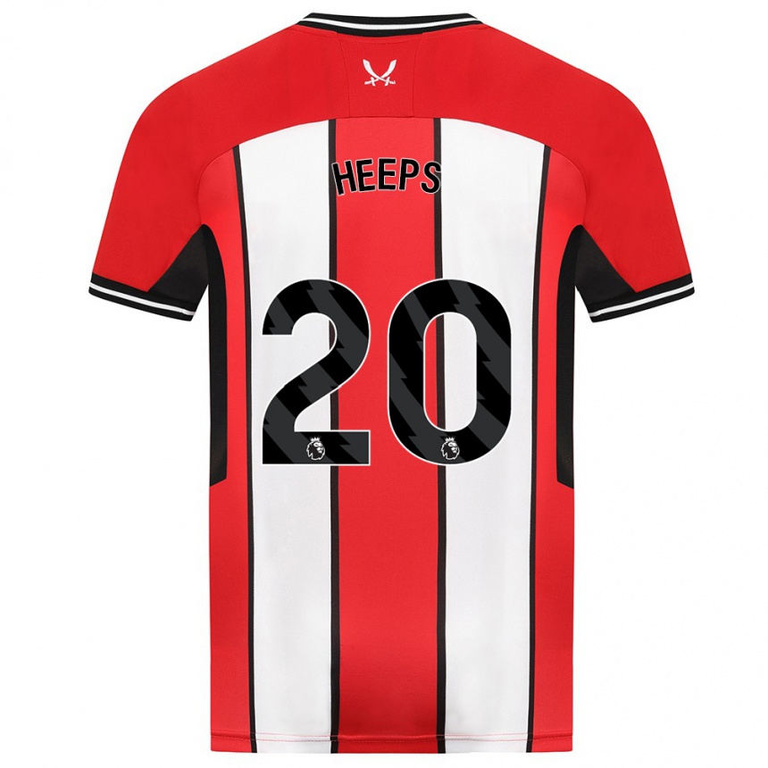 Mujer Fútbol Camiseta Eleanor Heeps #20 Rojo 1ª Equipación 2023/24 México