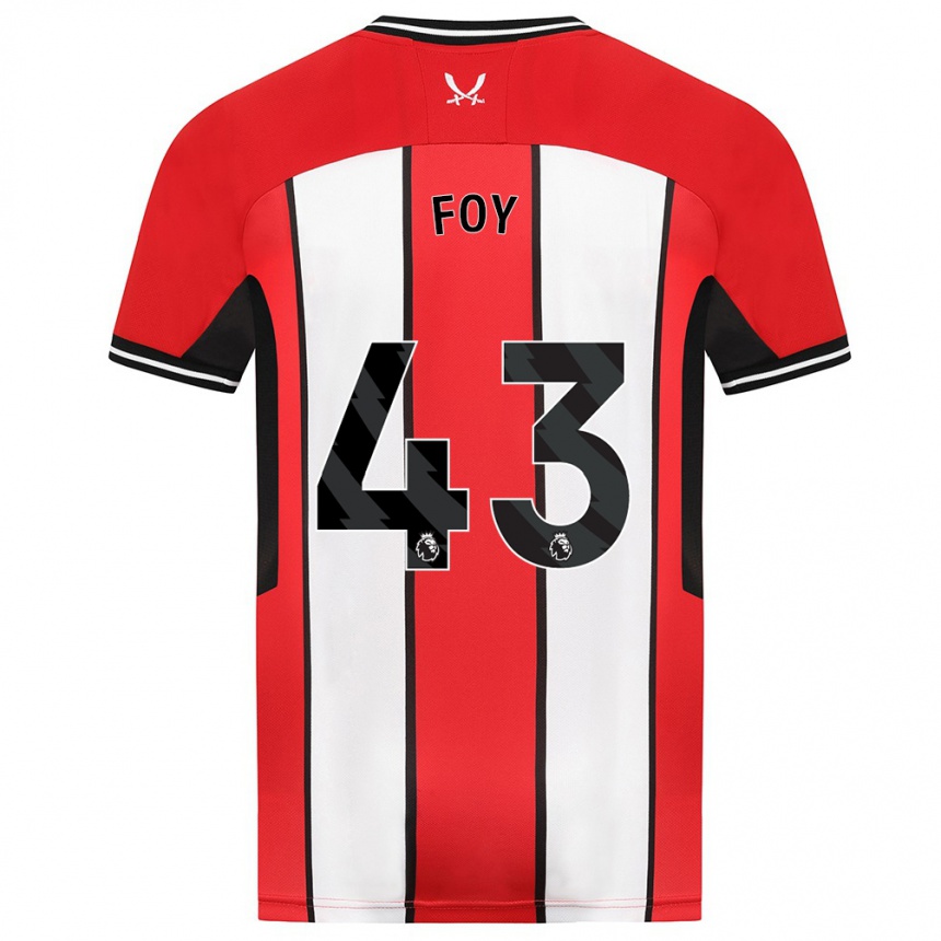 Mujer Fútbol Camiseta Gus Foy #43 Rojo 1ª Equipación 2023/24 México