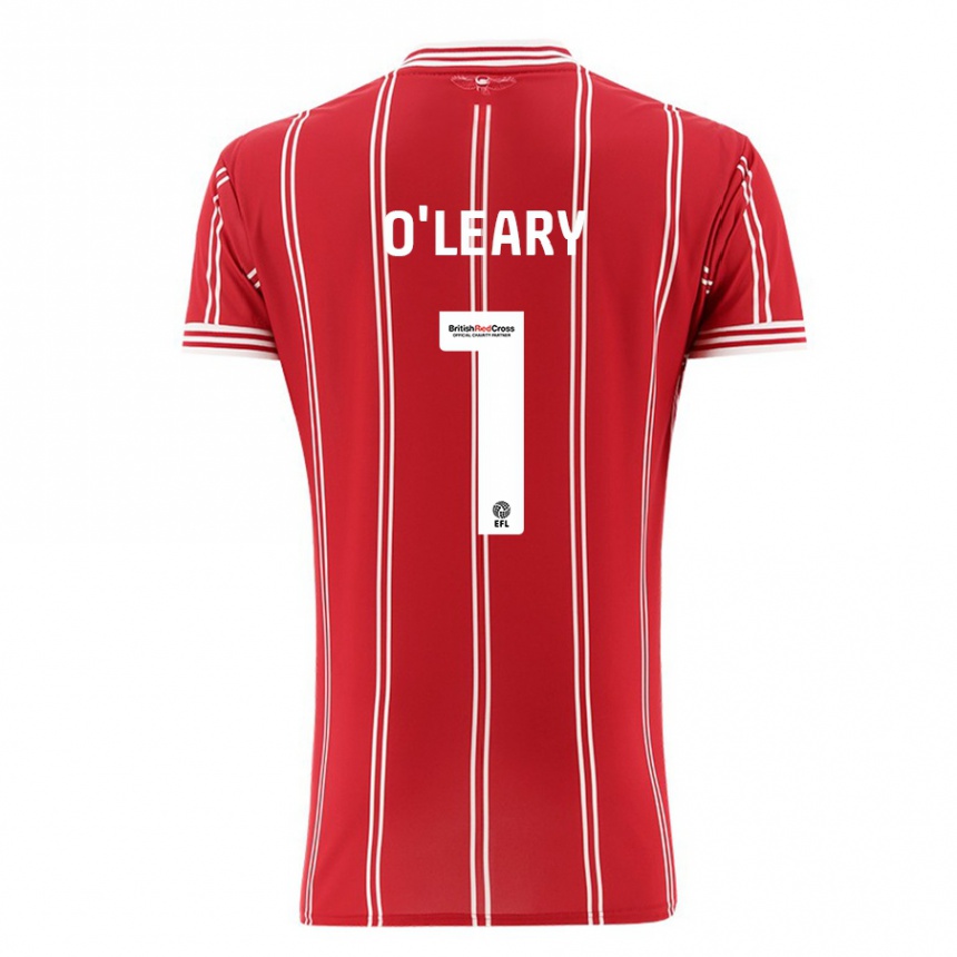 Mujer Fútbol Camiseta Max O'leary #1 Rojo 1ª Equipación 2023/24 México