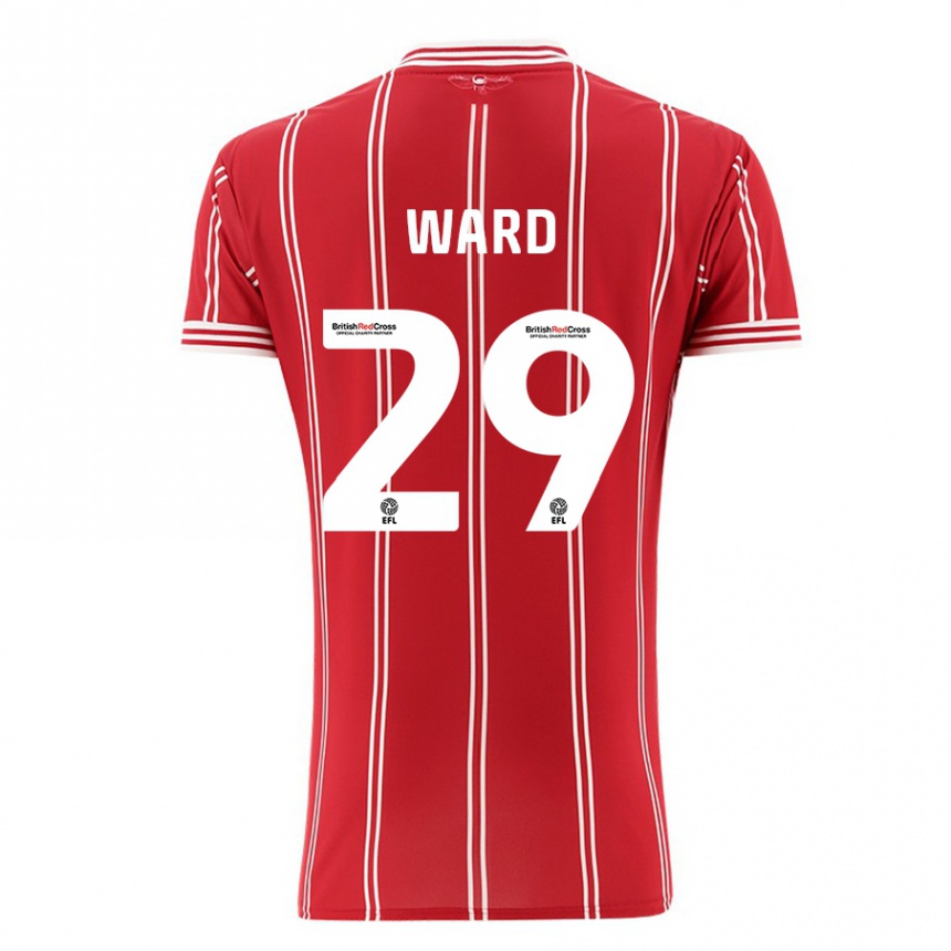 Mujer Fútbol Camiseta Mari Ward #29 Rojo 1ª Equipación 2023/24 México
