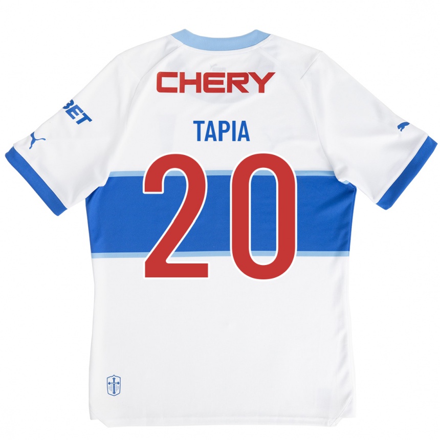 Mujer Fútbol Camiseta Gonzalo Tapia #20 Blanco 1ª Equipación 2023/24 México