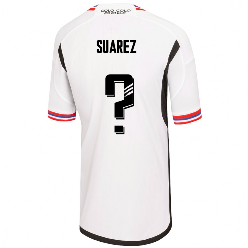 Mujer Fútbol Camiseta Nicolás Suarez #0 Blanco 1ª Equipación 2023/24 México