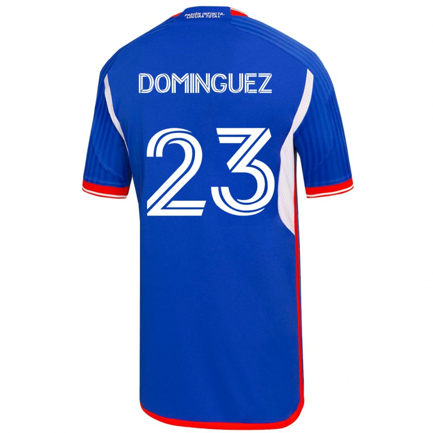 Mujer Fútbol Camiseta Nery Domínguez #23 Azul 1ª Equipación 2023/24 México
