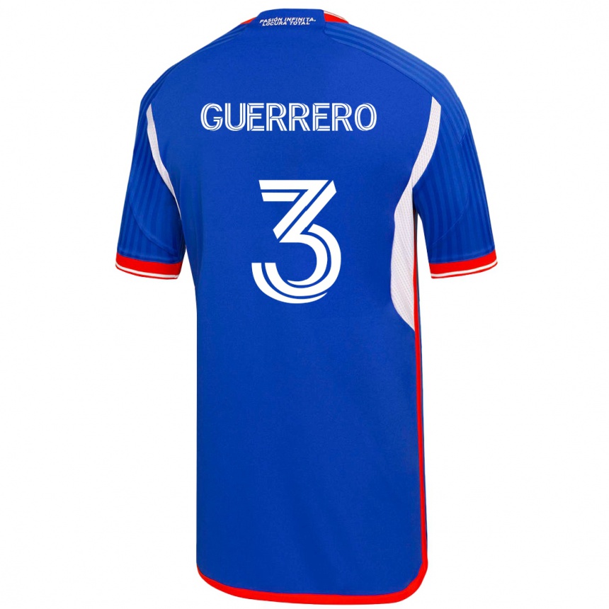 Mujer Fútbol Camiseta Carla Guerrero #3 Azul 1ª Equipación 2023/24 México