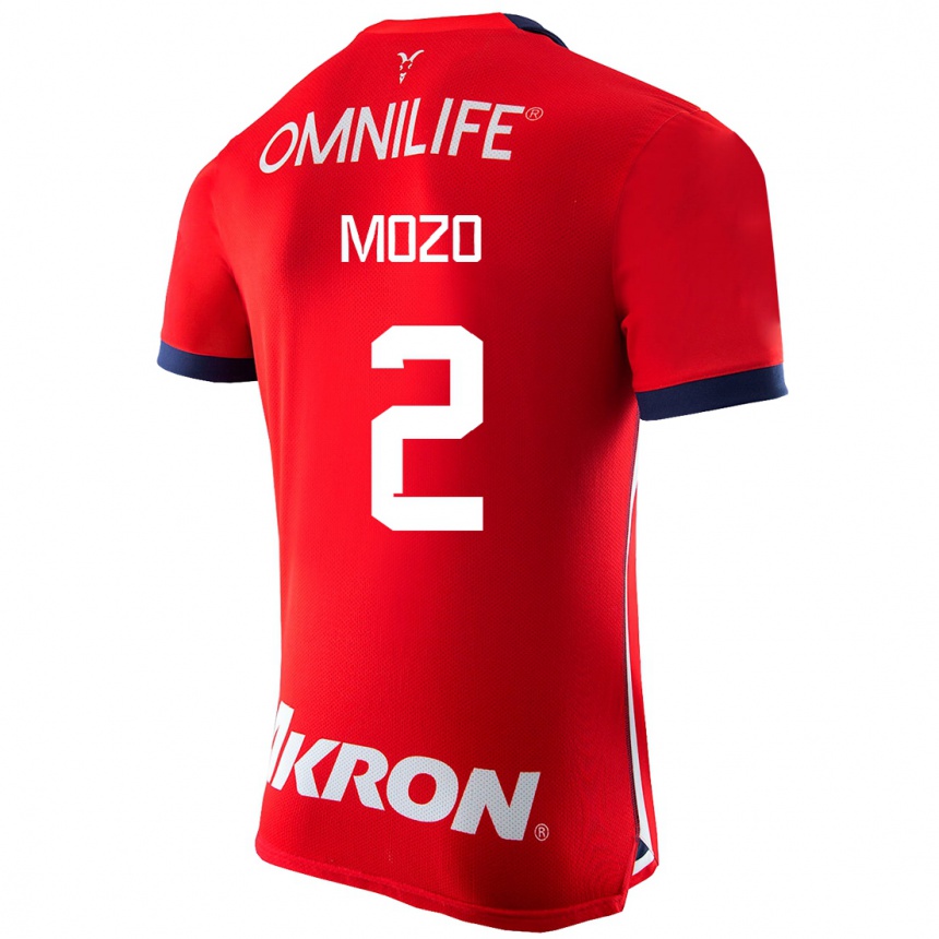 Mujer Fútbol Camiseta Alan Mozo #2 Rojo 1ª Equipación 2023/24 México
