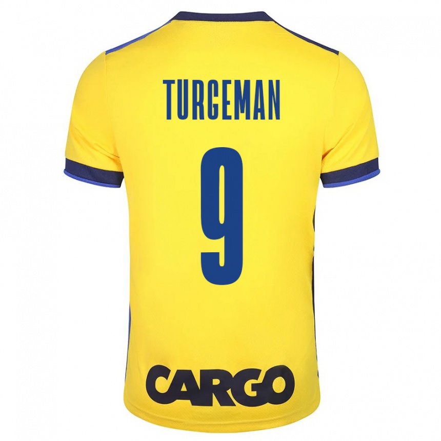 Mujer Fútbol Camiseta Dor Turgeman #9 Amarillo 1ª Equipación 2023/24 México